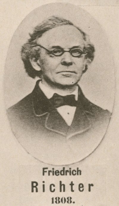 Friedrich Richter (gravür) by English School