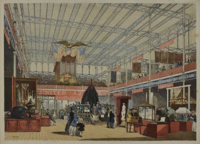 1854 - Amerika, 1854'te yayınlanan "Dickinson"ın 1851 Büyük Sergisinin Kapsamlı Resimleri"nden by English School