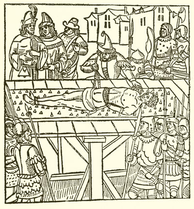 Lydgates Prenslerin Düşüşünden, 1494 by English School