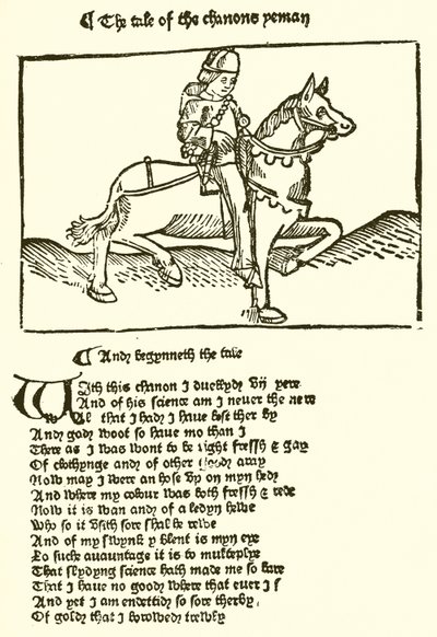 Caxton tarafından basılan Chaucers Canterbury Masalları