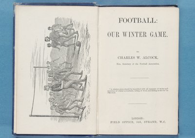 Frontispiece from Football: Our Winter Game, Charles W. Alcock, 1874 (ayrıca bkz. 315142 & 315144) by English School