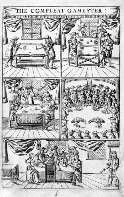 Charles Cotton, c.1700 (gravür) tarafından 