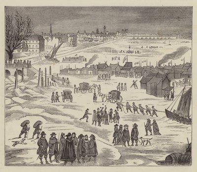 Frost Fuarı (gravür) by English School