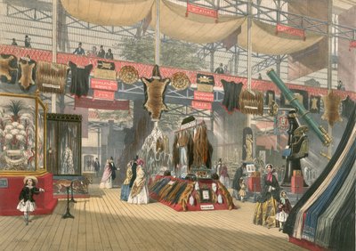 1851 Büyük Sergisinin Kürk ve Saç bölümü by English School