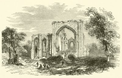 Furness Manastırı (gravür) by English School
