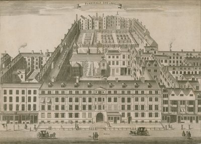 Furnivals Inn, Holborn, Londra by English School