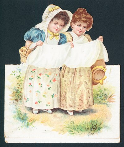 Yumurta toplayan kızlar, Noel Kartı by English School
