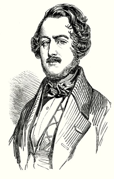 Gaetano Donizetti (gravür) by English School