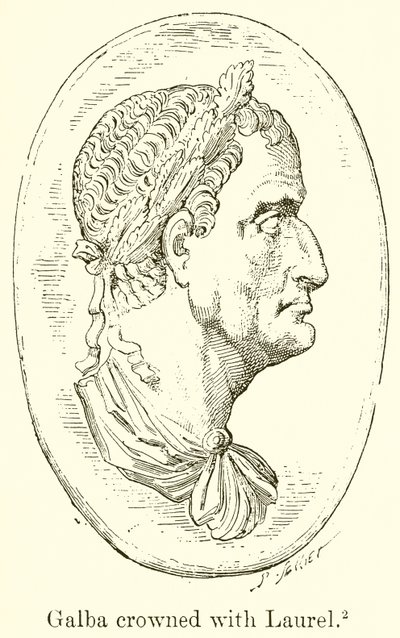 Galba, Laurel ile Taçlandı by English School