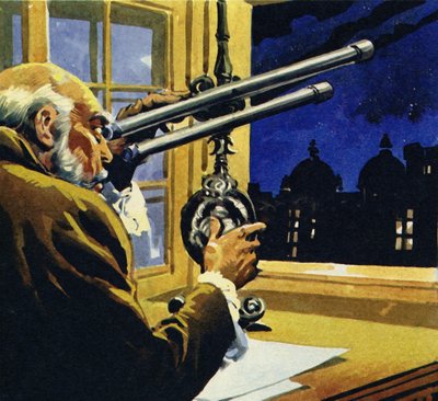 Galileo bir teleskop yarattı ve Jüpiter