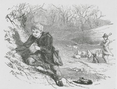 Çuha Çiçeği Toplamak (gravür) by English School