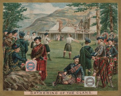 Klanların Buluşması (chromolitho) by English School