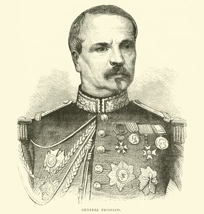 Genel Frossard, 1870 by English School