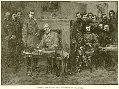 General Lee Teslim Koşullarını İmzalıyor by English School