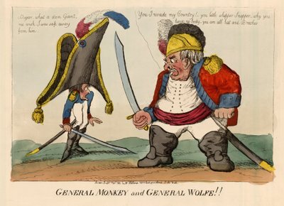 General Monkey ve General Wolfe!!, pub W. Holland by English School