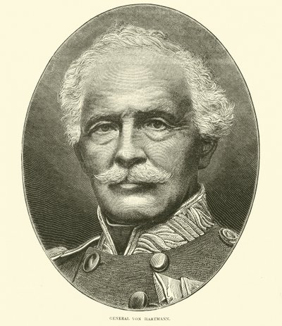 General Von Hartmann, Ekim 1870 by English School