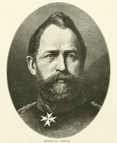General Von Tumpling, Aralık 1870 by English School
