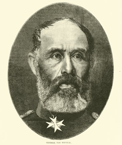 General Von Wittich, Ekim 1870 by English School