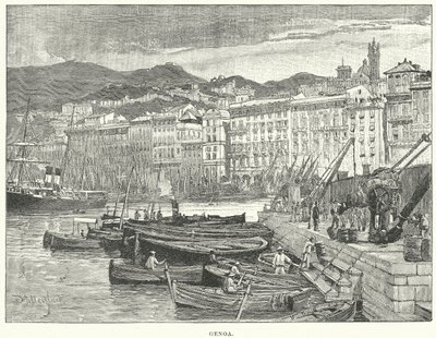 Cenova (gravür) by English School
