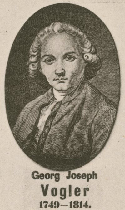 Georg Joseph Vogler (gravür) by English School