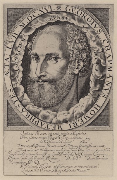 George Chapman, İngiliz oyun yazarı, çevirmen ve şair by English School