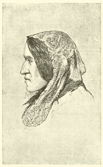 George Eliot (gravür) by English School