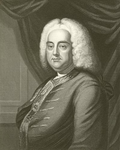 George F. Handel by English School