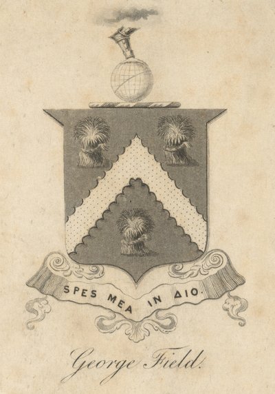 George Field, Armorial kitap plakası, 