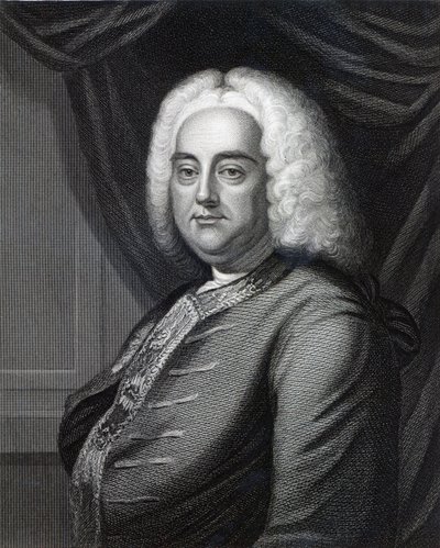 George Frideric Handel, Thomson tarafından oyulmuş (ayrıca bkz. 377120) by English School