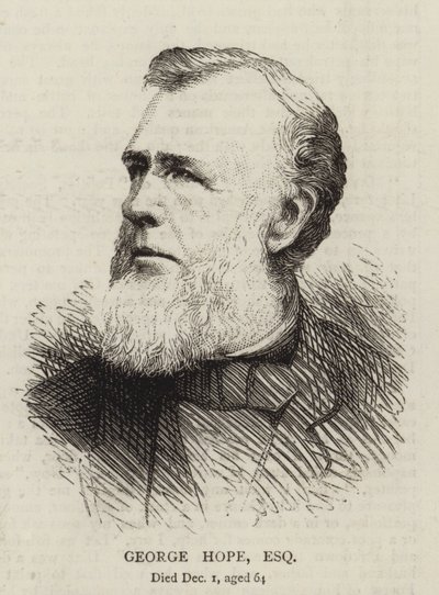 George Hope, Esquire (gravür) by English School