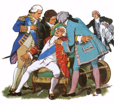 George III bir delilik krizi geçiriyor by English School