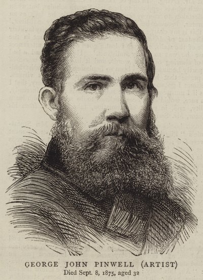 George John Pinwell, Sanatçı (gravür) by English School