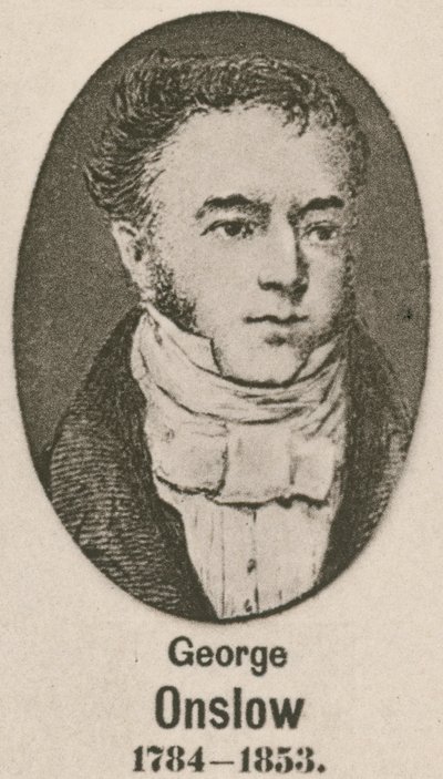 George Onslow (gravür) by English School