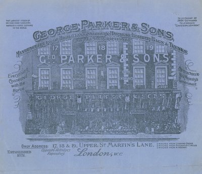 George Parker & Sons mağazası by English School
