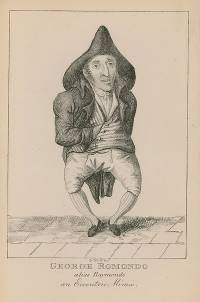 George Romondo, takma adı Raymondo, eksantrik bir taklitçi by English School