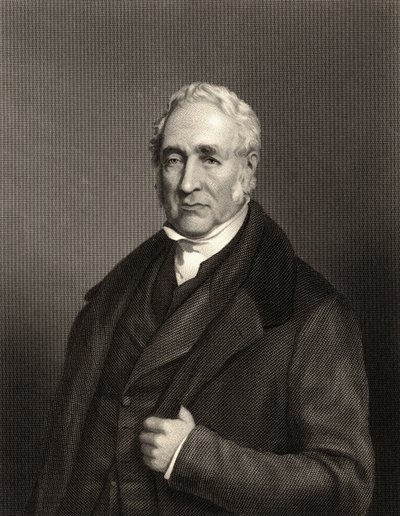 George Stephenson (1781-1848) by English School