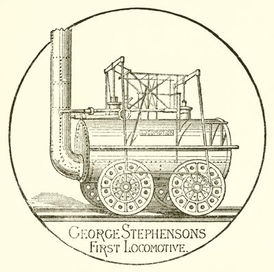 George Stephensons İlk Lokomotif by English School