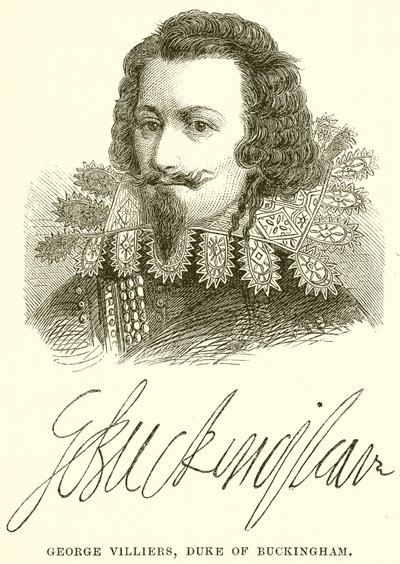 George Villiers, Buckingham Dükü by English School