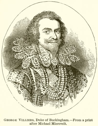 George Villiers, Buckingham Dükü by English School