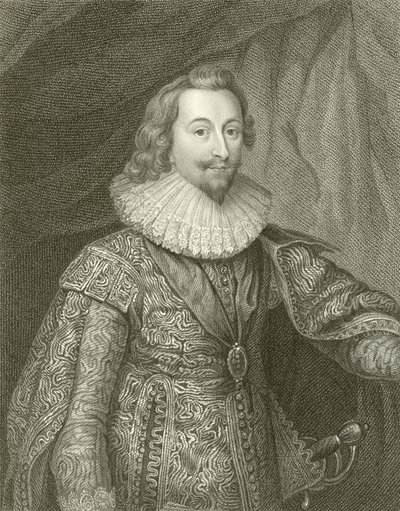 George Villiers, Buckingham Dükü by English School