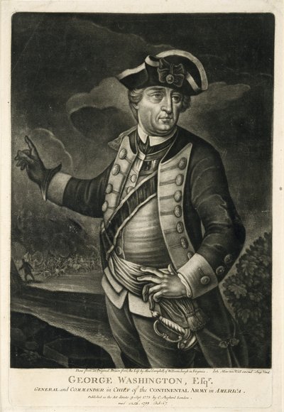 George Washington, Av., General ve Amerika Kıta Ordusu Başkomutanı by English School
