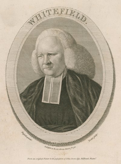 Metodizmin kurucularından George Whitefield, MA by English School