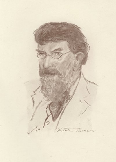 George William Russell, İrlanda Milliyetçi yazar ve ressam by English School