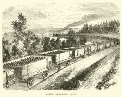Alman mühimmat treni, Eylül 1870 by English School