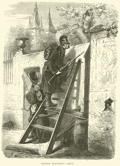 Alman keşif partisi, Ekim 1870 by English School