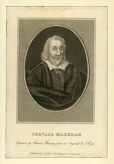 Gervase Markham (gravür) by English School