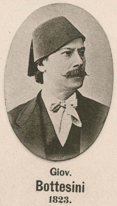 Giovanni Bottesini (gravür) by English School
