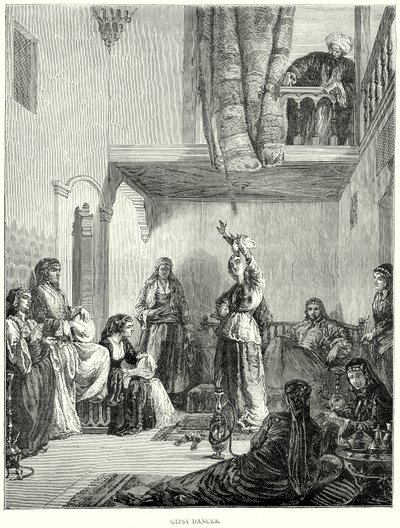 Gipsy Dancer (gravür) by English School
