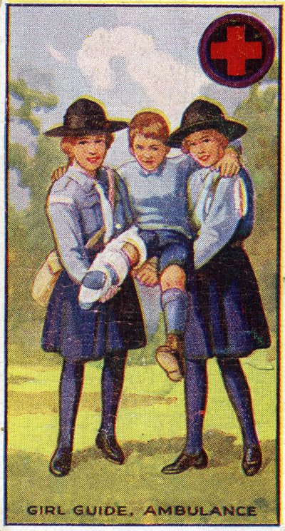 Kız Rehberi Ambulans Rozeti, 1923 by English School
