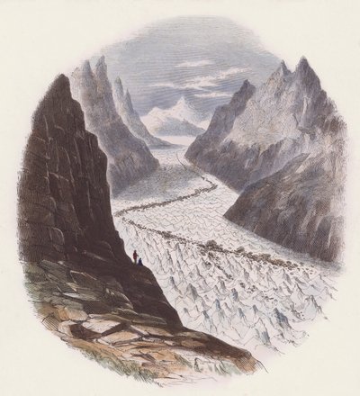 Buzullar (renkli gravür) by English School